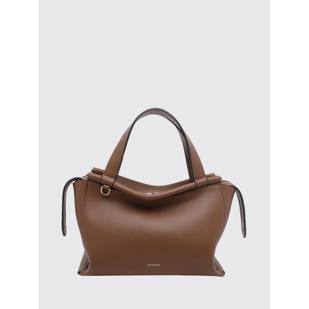 Wandler Women Wandler Ida Handbag In Smooth Calf Leather With Double Handle